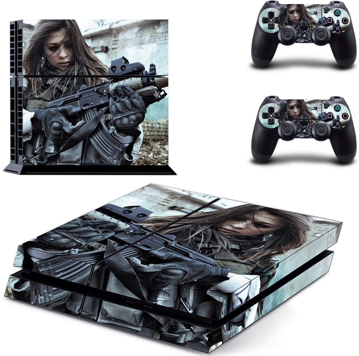 “Armed Girl” PS4 skin